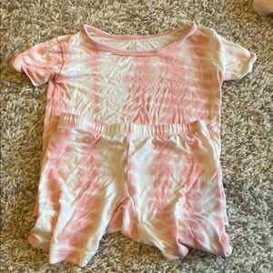 Kyte Baby Pink Tye Dye PJs 18-24M
